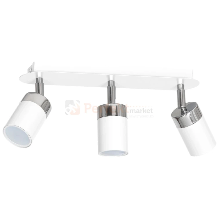 Lampa sufitowa biała chrom JOKER WHITE 3xGU10 MLP900 1 perfektmarket.webp