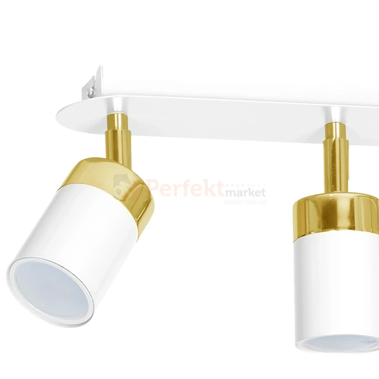 Lampa sufitowa biała złota JOKER WHITE GOLD 3xGU10 MLP6130 1 perfektmarket.webp