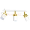 Lampa sufitowa biała złota JOKER WHITE GOLD 3xGU10 MLP6130 perfektmarket.webp
