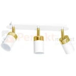 Lampa sufitowa biała złota JOKER WHITE GOLD 3xGU10 MLP6130 perfektmarket.webp