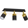 Lampa sufitowa czarna złota JOKER BLACK GOLD 3xGU10 MLP6125 perfektmarket.webp