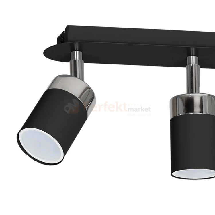 Lampa sufitowa czarna chrom JOKER BLACK 3xGU10 MLP912 1 perfektmarket.webp