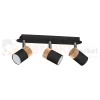 Lampa sufitowa czarna drewno JOKER BLACK WOOD 3xGU10 MLP6304 1 perfektmarket.webp