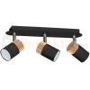 Lampa sufitowa czarna drewno JOKER BLACK WOOD 3xGU10 MLP6304 perfektmarket.webp