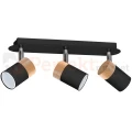 Lampa sufitowa czarna drewno JOKER BLACK WOOD 3xGU10 MLP6304 perfektmarket.webp