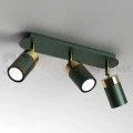 Lampa sufitowa zielona złota JOKER GREEN GOLD 3xGU10  MLP7719 1 perfektmarket.webp