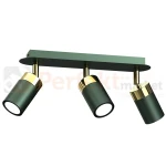 Lampa sufitowa zielona złota JOKER GREEN GOLD 3xGU10  MLP7719 perfektmarket.webp