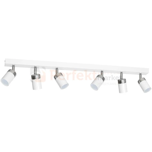 Lampa sufitowa biała chrom spot JOKER WHITE 6xGU10 MLP908 perfektmarket.webp