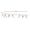 Lampa sufitowa biała chrom spot JOKER WHITE 6xGU10 MLP908 wymiary perfektmarket.webp