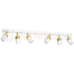 Lampa sufitowa biała złota spot JOKER WHITE GOLD 6xGU10 MLP6131 perfektmarket.webp