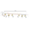 Lampa sufitowa biała złota spot JOKER WHITE GOLD 6xGU10 MLP6131 wymiary perfektmarket.webp