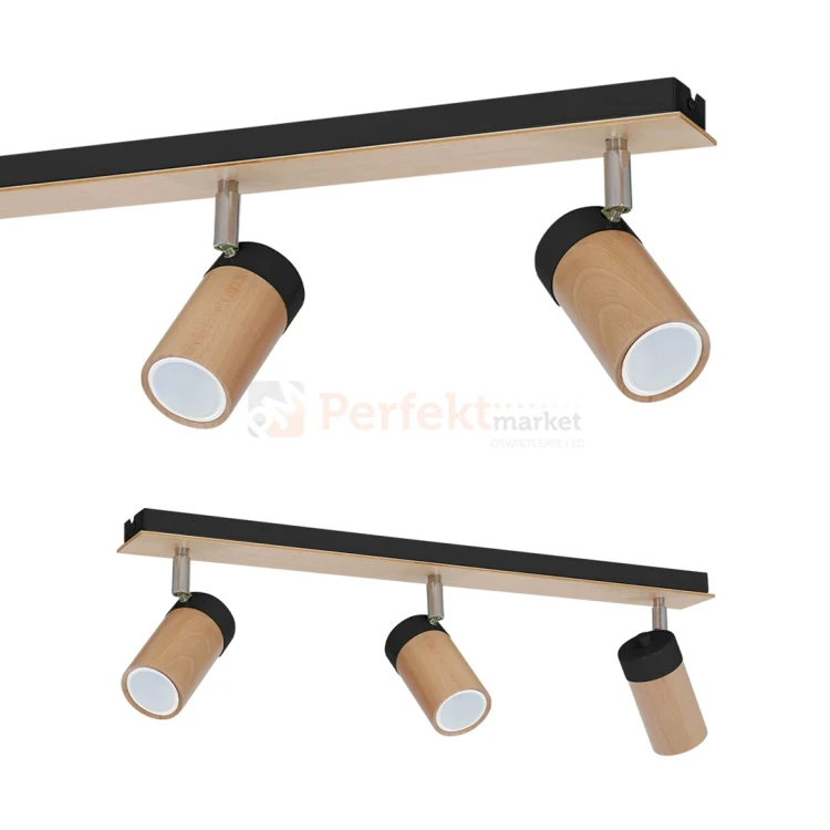 Lampa sufitowa spot drewniany BARON BLACK 3xGU10 MLP9015 2 perfektmarket.webp