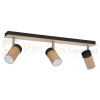 Lampa sufitowa spot drewniany BARON BLACK 3xGU10 MLP9015 perfektmarket.webp