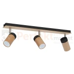 Lampa sufitowa spot drewniany BARON BLACK 3xGU10 MLP9015 perfektmarket.webp