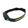 Latarka czołowa lekka na głowę LED 3W+2W COB IP44 3,7V 1200mAh perfektmarket.webp