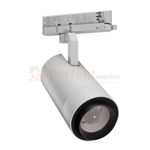 Oprawa PAVA 2 LED 19-42W 4000K 20-45° 1800-3200lm na szynę 3 fazową regulacja kąta świecenia biała perfektmarket 1.webp