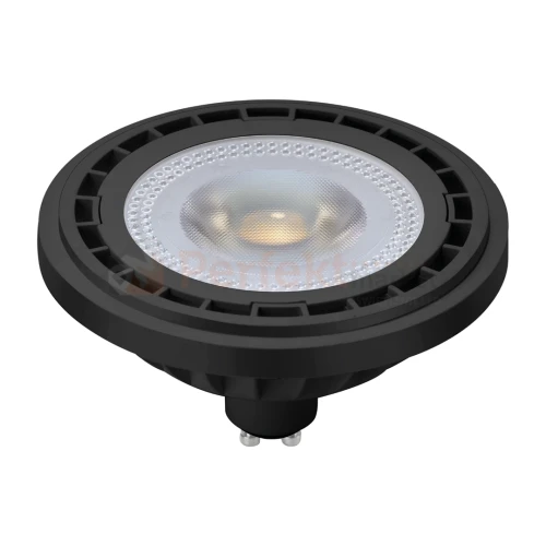 Żarówka LED AR111 GU10 230V 10W 38° czarna 3000K perfektmarket.webp
