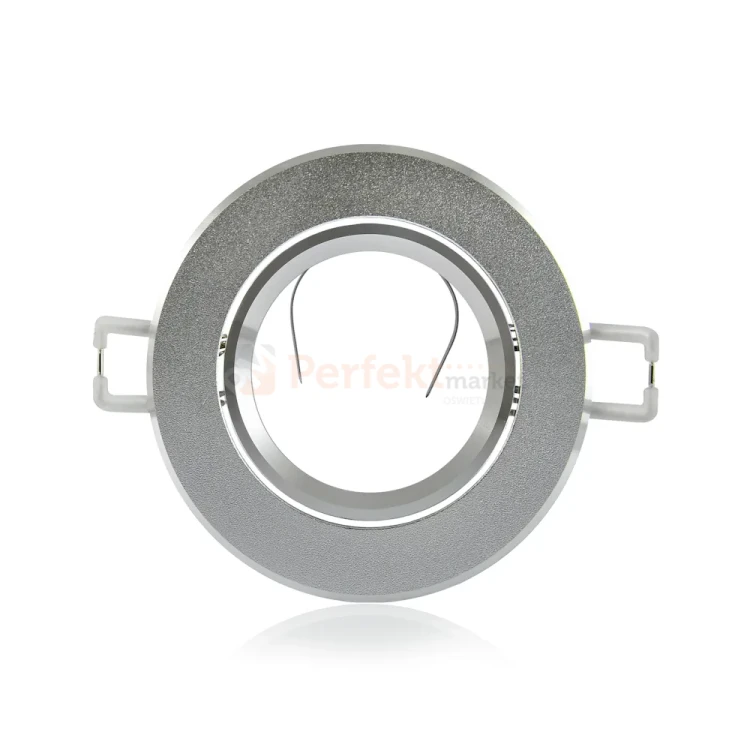 Oprawa halogenowa okrągła ruchoma East Opal srebrna piaskowana perfekt market.webp