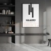 Lampa wisząca czarne tuby HUDSON BLACK 3xGU10 MLP8793 aranżacja 2 perfektmarket.webp