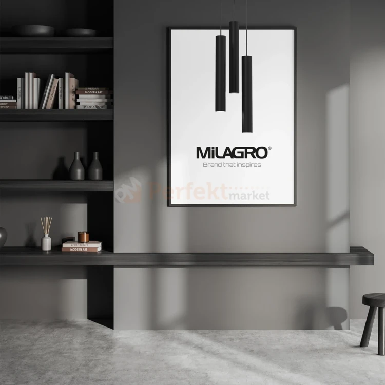 Lampa wisząca czarne tuby HUDSON BLACK 3xGU10 MLP8793 aranżacja 2 perfektmarket.webp