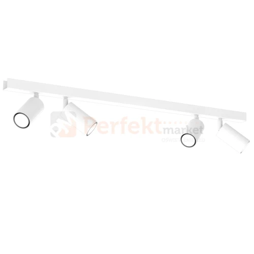 Lampa sufitowa spot regulowany biały HUDSON WHITE 4xGU10 MLP8804.webp