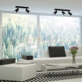Lampa sufitowa spot regulowany czarny HUDSON BLACK 2xGU10 MLP8795 aranżacja perfektmarket.webp