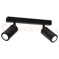 Lampa sufitowa spot regulowany czarny HUDSON BLACK 2xGU10 MLP8795 perfektmarket.webp