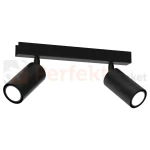 Lampa sufitowa spot regulowany czarny HUDSON BLACK 2xGU10 MLP8795 perfektmarket.webp