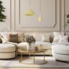 Lampa wisząca złota CAPITAL GOLD Ø46cm 1xGX53 MLP0951 3 perfektarket.webp