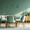 Lampa wisząca zielona CAPITAL GREEN Ø17cm 1xGX53 MLP0967 aranżacja perfektmarket.webp