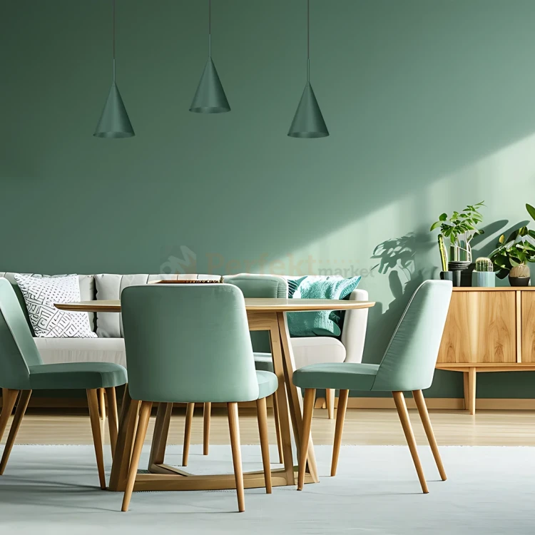 Lampa wisząca zielona CAPITAL GREEN Ø17cm 1xGX53 MLP0967 aranżacja perfektmarket.webp