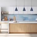 Lampa wisząca granatowa CAPITAL NAVY BLUE Ø17cm 1xGX53 MLP0968 aranżacja perfektmarket.webp