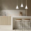 Lampa wisząca biała CAPITAL WHITE Ø17cm 1xGX53 MLP0965 aranżacja perfektmarket.webp