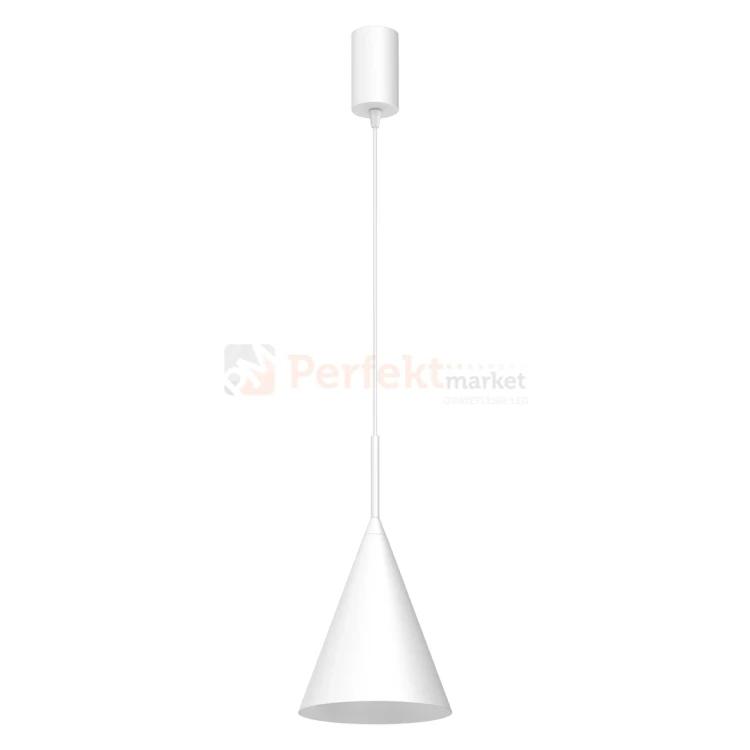 Lampa wisząca biała CAPITAL WHITE Ø17cm 1xGX53 MLP0965 perfektmarket.webp