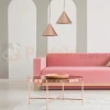 Lampa wisząca miedziana CAPITAL ROSE GOLD Ø32cm 1xGX53 MLP0960 aranżacja 1 perfektmarket.webp