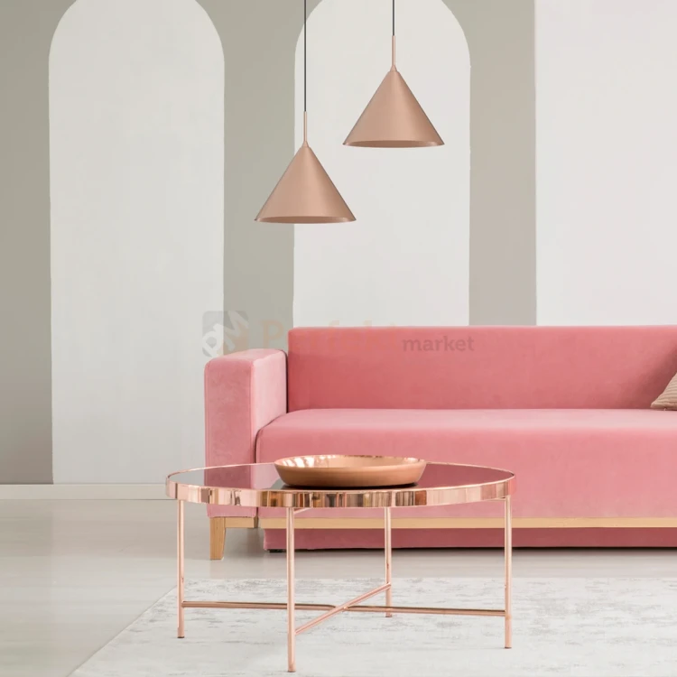 Lampa wisząca miedziana CAPITAL ROSE GOLD Ø32cm 1xGX53 MLP0960 aranżacja 1 perfektmarket.webp