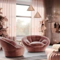Lampa wisząca miedziana CAPITAL ROSE GOLD Ø32cm 1xGX53 MLP0960 aranżacja perfektmarket.webp
