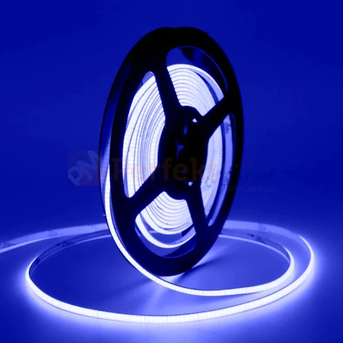 Taśma LED niebieska ultra slim 5mm COB LED 12V 10W linia świetlna IP20 5 metrów 1 perfektmarket.webp