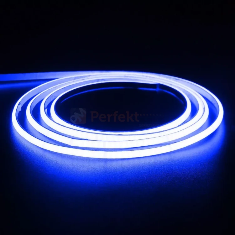 Taśma LED niebieska ultra slim 5mm COB LED 12V 10W linia świetlna IP20 5 metrów 2 perfektmarket.webp