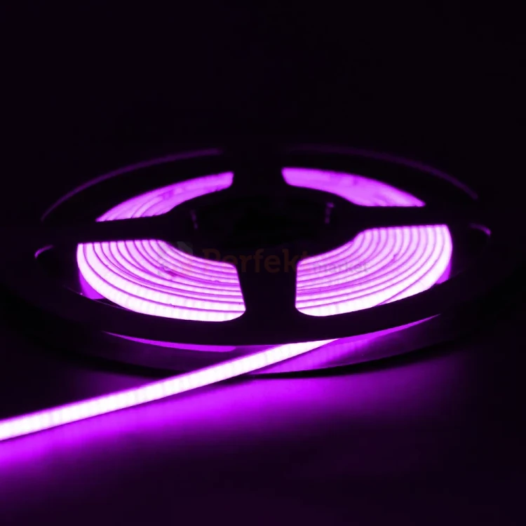 Taśma LED fioletowa ultra slim 5mm COB LED 12V 10W linia świetlna IP20 5 metrów 2 perfektmarket.webp
