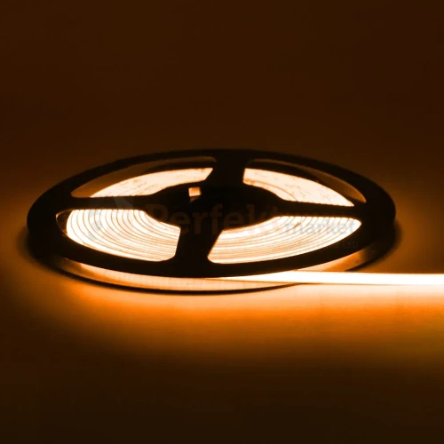 Taśma LED pomarańczowa ultra slim 5mm COB LED 12V 10W linia świetlna IP20 5 metrów 2 perfektmarket.webp