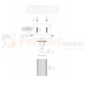 Lampa sufitowa spot regulowany czarny CLUBS LUCIDE GU10 09939-01-30 montaż perfektmarket olsztyn.webp