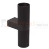kinkiet ścienny ryflowany czarny 2xGU10 CLUBS LUCIDE  09239-02-30 3 perfektmarket.webp