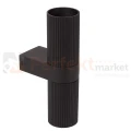 kinkiet ścienny ryflowany czarny 2xGU10 CLUBS LUCIDE  09239-02-30 3 perfektmarket.webp