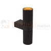 kinkiet ścienny ryflowany czarny 2xGU10 CLUBS LUCIDE  09239-02-30 perfektmarket.webp