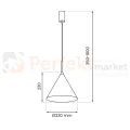 Lampa wisząca zielona CAPITAL GREEN Ø32cm 1xGX53 MLP0961 wymiary perfektmarket.webp