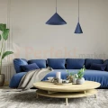 Lampa wisząca granatowa CAPITAL NAVY BLUE Ø46cm 1xGX53 MLP0956 2 perfektmarket.webp