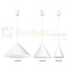 Lampa wisząca biała CAPITAL WHITE Ø17cm 1xGX53 MLP0965 dostępne modele perfektmarket.webp