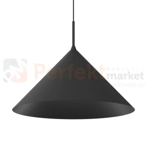 Lampa wisząca czarna CAPITAL BLACK Ø46cm 1xGX53 MLP0952