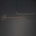 minimalistyczna lampa wisząca moose shape duo 120 czarna LED perfektmarket 6.webp